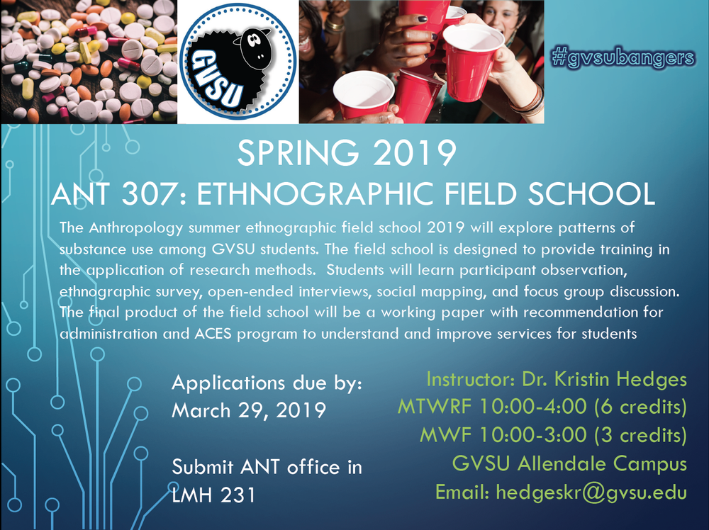 Class Announcement - ANT 370: Ethnographic Field School